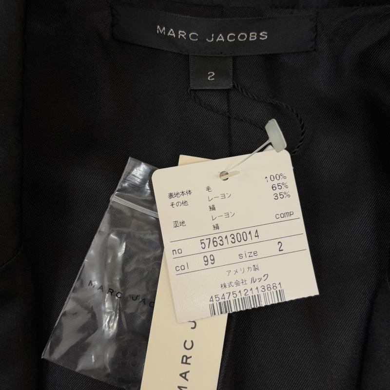 マークジェイコブス MARCJACOBS ジャケット、上着 ジャケット、ブレザー 5763130014 USA製 ルック期 ノーボタン テーラード ジャケット 黒 ブラック 2 黒 / ブラック / black レディース USED 古着 中古 50130450