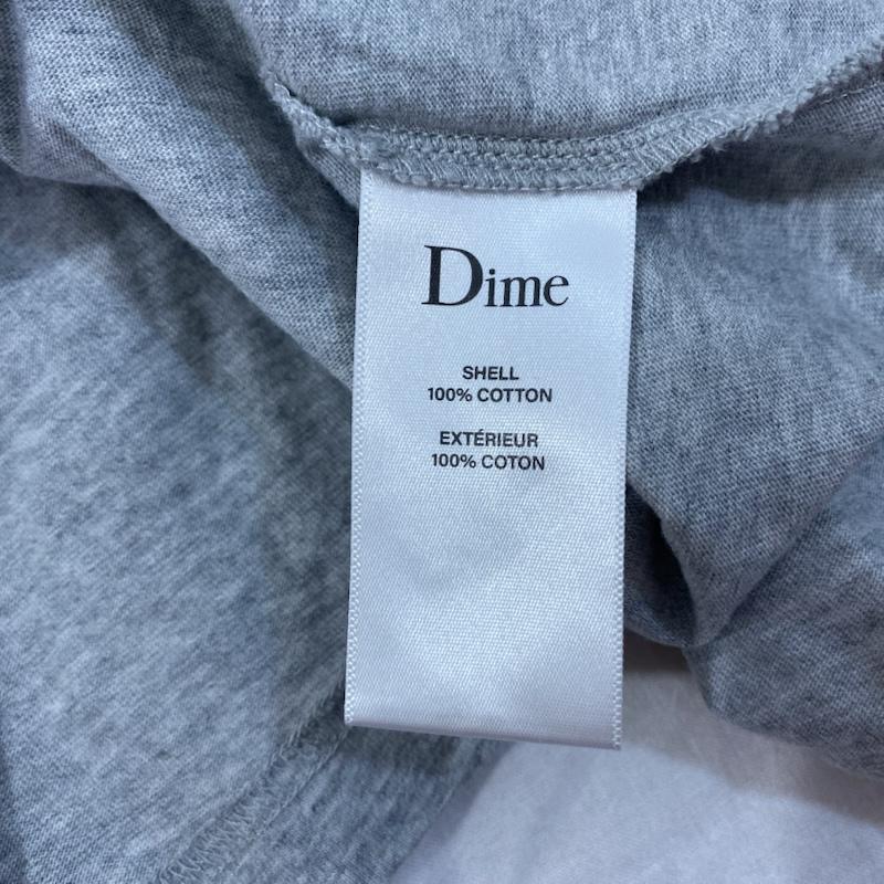 Dime Dime ポロシャツ 半袖 DIMECORPS TEE HEATHER GRAY ドクタースランプアラレちゃん M M プリント 灰 / グレー / gray メンズ USED 古着 中古 50130476