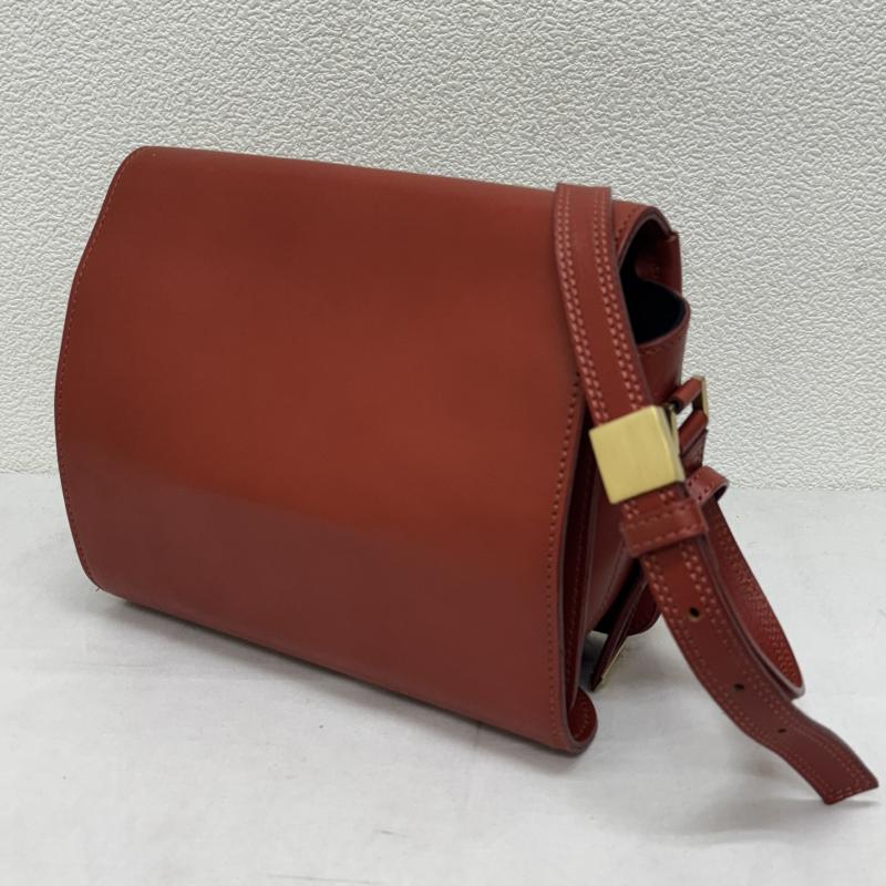 ビューティフルピープル beautiful people ショルダーバッグ ショルダーバッグ 日本製 レザー ボックス ショルダー ランドセル バッグ 赤 レッド - 赤 / レッド / red レディース USED 古着 中古 50130485