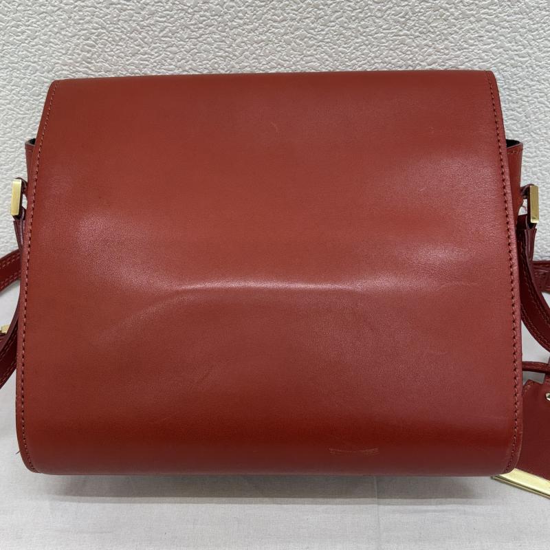 ビューティフルピープル beautiful people ショルダーバッグ ショルダーバッグ 日本製 レザー ボックス ショルダー ランドセル バッグ 赤 レッド - 赤 / レッド / red レディース USED 古着 中古 50130485