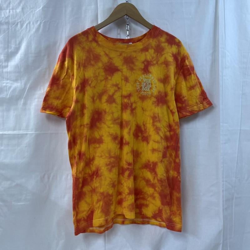 古着 USED Tシャツ 半袖 The BONEZ VIX IN DA BOX ツアーTシャツ タイダイLサイズ オレンジ L 総柄 X ロゴ、文字 橙 / オレンジ / orange メンズ USED 古着 中古 50130489