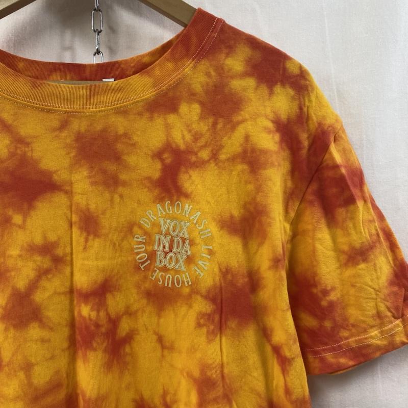 古着 USED Tシャツ 半袖 The BONEZ VIX IN DA BOX ツアーTシャツ タイダイLサイズ オレンジ L 総柄 X ロゴ、文字 橙 / オレンジ / orange メンズ USED 古着 中古 50130489