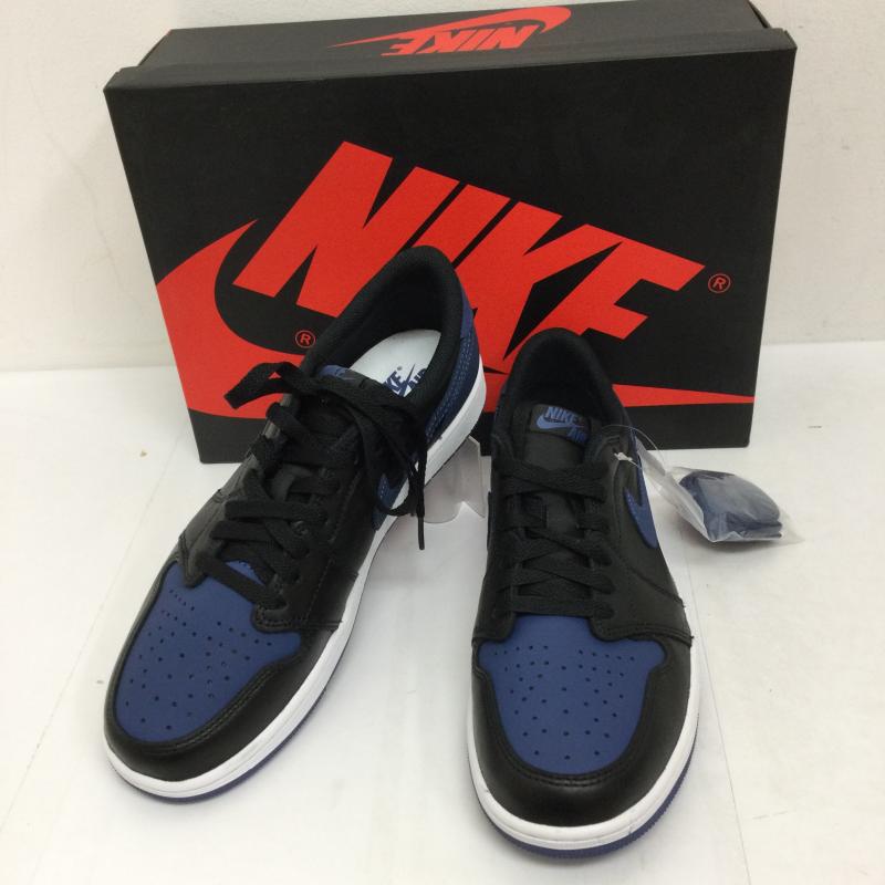 ナイキ NIKE スニーカー スニーカー NIKE AIR JORDAN ナイキ ジョーダン CZ0790-041 AIR JORDAN 1 RETRO LOW MG Mystic Navy ローカット スニーカ 27.5cm 青 / ブルー / blue X 黒 / ブラック / black メンズ USED 古着 中古 50130513