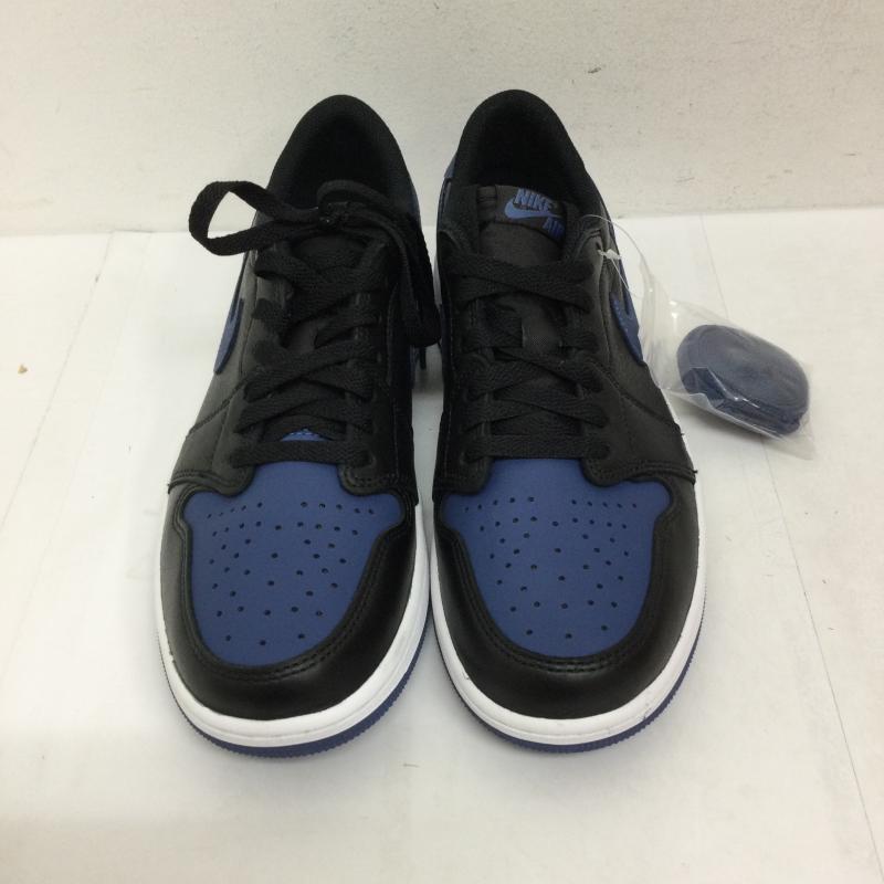 ナイキ NIKE スニーカー スニーカー NIKE AIR JORDAN ナイキ ジョーダン CZ0790-041 AIR JORDAN 1 RETRO LOW MG Mystic Navy ローカット スニーカ 27.5cm 青 / ブルー / blue X 黒 / ブラック / black メンズ USED 古着 中古 50130513