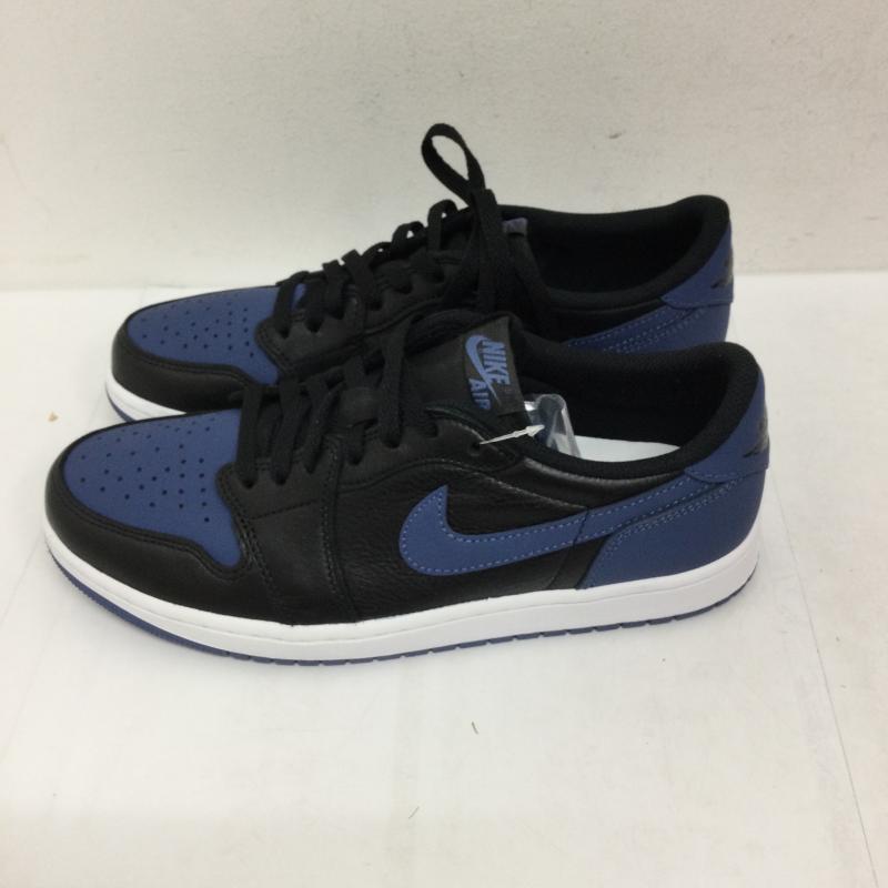 ナイキ NIKE スニーカー スニーカー NIKE AIR JORDAN ナイキ ジョーダン CZ0790-041 AIR JORDAN 1 RETRO LOW MG Mystic Navy ローカット スニーカ 27.5cm 青 / ブルー / blue X 黒 / ブラック / black メンズ USED 古着 中古 50130513