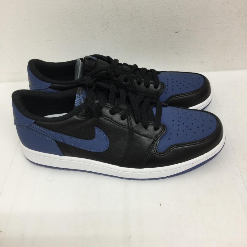 ナイキ NIKE スニーカー スニーカー NIKE AIR JORDAN ナイキ ジョーダン CZ0790-041 AIR JORDAN 1 RETRO LOW MG Mystic Navy ローカット スニーカ 27.5cm 青 / ブルー / blue X 黒 / ブラック / black メンズ USED 古着 中古 50130513