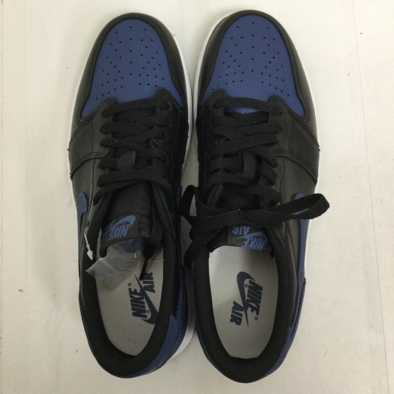 ナイキ NIKE スニーカー スニーカー NIKE AIR JORDAN ナイキ ジョーダン CZ0790-041 AIR JORDAN 1 RETRO LOW MG Mystic Navy ローカット スニーカ 27.5cm 青 / ブルー / blue X 黒 / ブラック / black メンズ USED 古着 中古 50130513