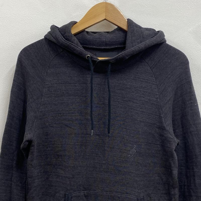 ラウンジリザード LOUNGE LIZARD パーカー 長袖 プルオーバー パーカー フーディー ラグラン 薄手 刺繍ロゴ 2 ワンポイント X ロゴ、文字 X 刺繍 灰 / グレー / gray メンズ USED 古着 中古 50130536