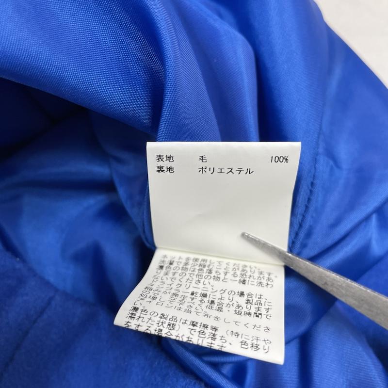 アナイ ANAYI スカート ひざ丈スカート フレア Aライン スカート ブルー シンプル ウール 後ろジップ 36 無地 青 / ブルー / blue レディース USED 古着 中古 50130546