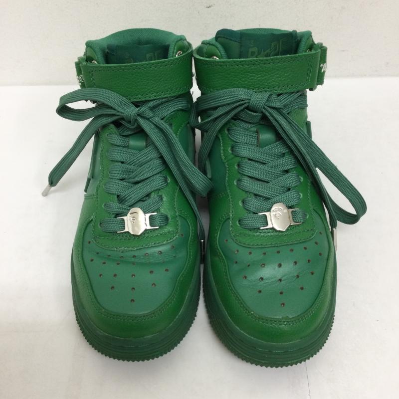 アベイシングエイプ A BATHING APE スニーカー スニーカー A BATHING APE ハイカットスニーカー　23cm　GRN　1H70191003 23.0cm 緑 / グリーン / green レディース USED 古着 中古 50130568