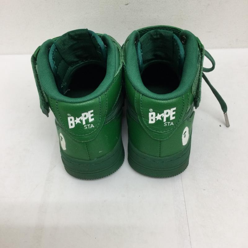 アベイシングエイプ A BATHING APE スニーカー スニーカー A BATHING APE ハイカットスニーカー　23cm　GRN　1H70191003 23.0cm 緑 / グリーン / green レディース USED 古着 中古 50130568