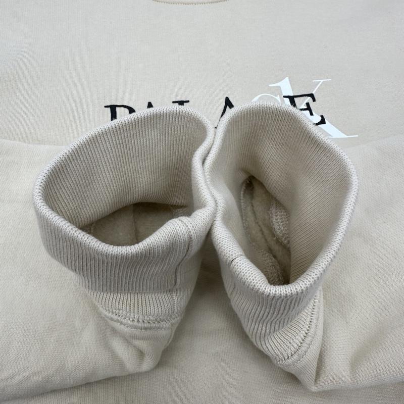 パレス PALACE トレーナー 長袖 Calvin Klein ロゴ 刺繍 クルーネック スウェット 40314UC L ベージュ / ベージュ / beige メンズ USED 古着 中古 50130586