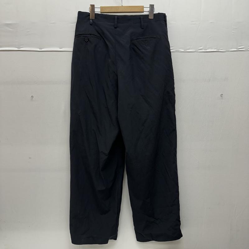 ワイズフォーメン Y s for men パンツ スラックス 2タック ワイド パンツ テーパード スラックス MF-P08-111 M 黒 / ブラック / black メンズ USED 古着 中古 50130608