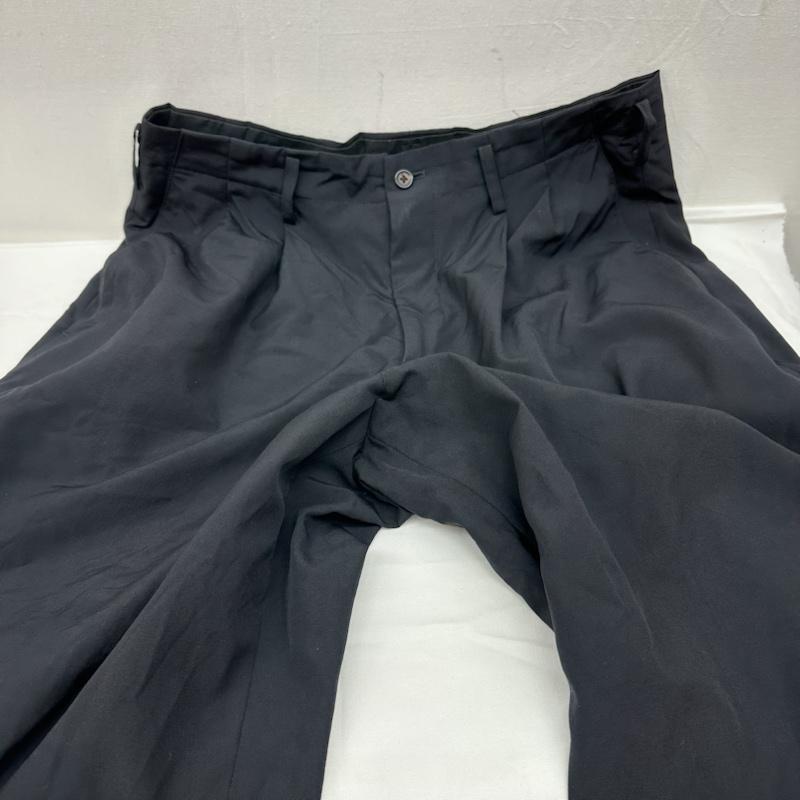ワイズフォーメン Y s for men パンツ スラックス 2タック ワイド パンツ テーパード スラックス MF-P08-111 M 黒 / ブラック / black メンズ USED 古着 中古 50130608