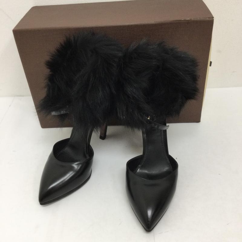 ルイヴィトン LOUIS VUITTON パンプス パンプス ルイヴィトン パンプス　ファーハイヒール　ハイヒール - 黒 / ブラック / black レディース USED 古着 中古 50130644