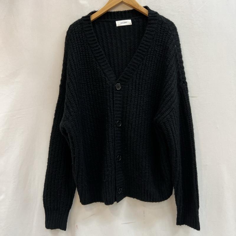 古着 USED カーディガン 長袖 Raised rib cardigan レイズドリブカーディガン AKT066 FREE 黒 / ブラック / black レディース USED 古着 中古 50130666