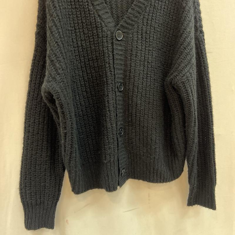古着 USED カーディガン 長袖 Raised rib cardigan レイズドリブカーディガン AKT066 FREE 黒 / ブラック / black レディース USED 古着 中古 50130666