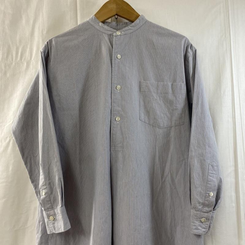 古着 USED ワンピース ロングスカート ハーフボタン シャツワンピース ストライプ ライトブルー cotton100% SIZE:00 ストライプ 水色 / ライトブルー / レディース USED 古着 中古 50130720