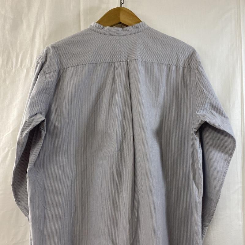古着 USED ワンピース ロングスカート ハーフボタン シャツワンピース ストライプ ライトブルー cotton100% SIZE:00 ストライプ 水色 / ライトブルー / レディース USED 古着 中古 50130720