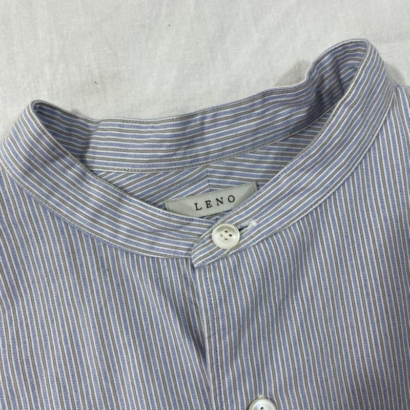 古着 USED ワンピース ロングスカート ハーフボタン シャツワンピース ストライプ ライトブルー cotton100% SIZE:00 ストライプ 水色 / ライトブルー / レディース USED 古着 中古 50130720