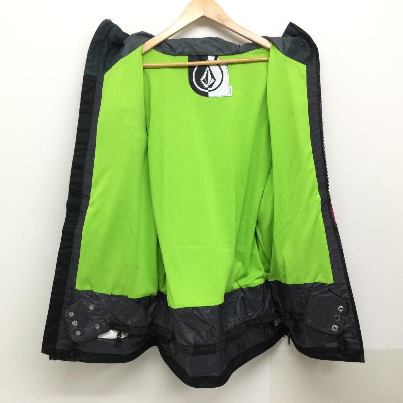 ボルコム VOLCOM ジャケット、上着 ジャンパー、ブルゾン FOREST JACKET フォレストジャケット スキー スノボ ウェア ポリエステル M 黒 / ブラック / black X 桃 / ピンク / pink メンズ USED 古着 中古 50130721