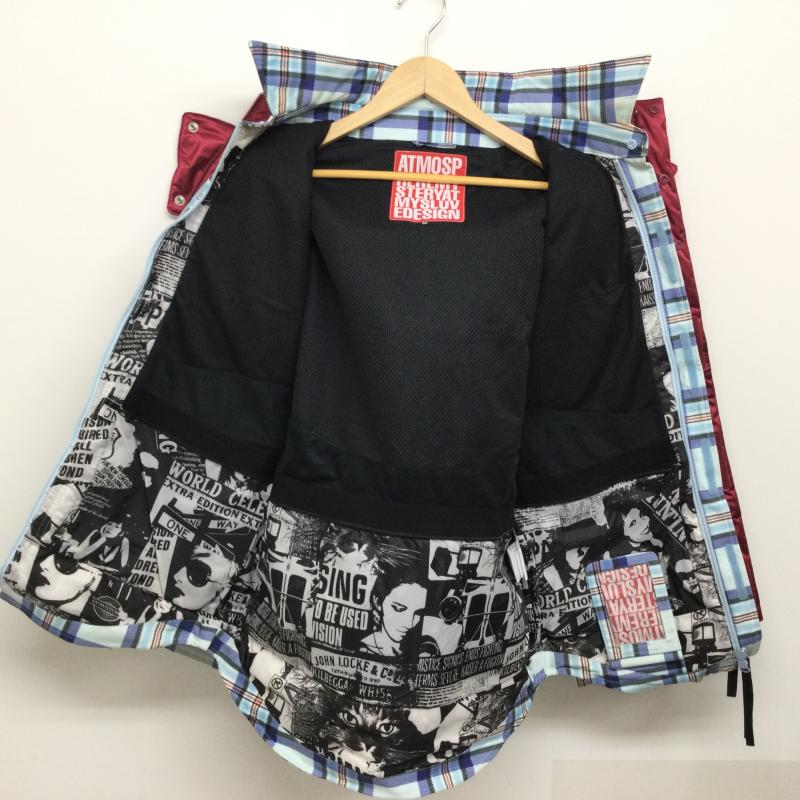 古着 USED ジャケット、上着 ジャンパー、ブルゾン アトマイズ スキー スノーボード ウェア M 赤 / レッド / red X 白 / ホワイト / white X 水色 / ライトブルー / メンズ USED 古着 中古 50130722