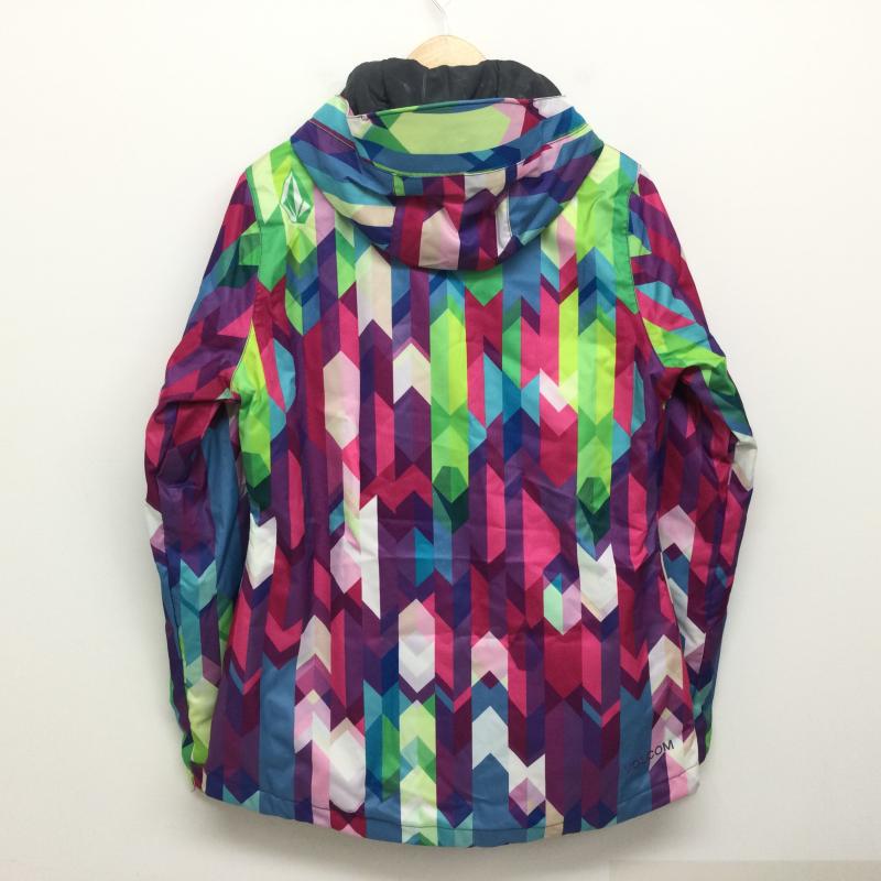 ボルコム VOLCOM ジャケット、上着 ジャンパー、ブルゾン スノーボード スキー ウェア H0451405 Bolt Ins ジャケット BLUE COMBO M マルチカラー / マルチカラー / multicolor レディース USED 古着 中古 50130723