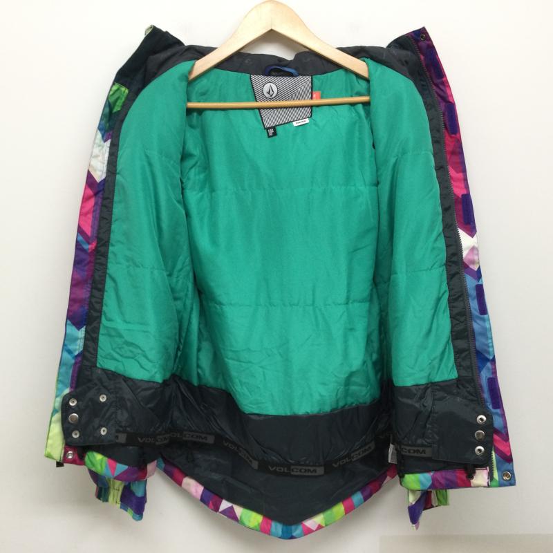 ボルコム VOLCOM ジャケット、上着 ジャンパー、ブルゾン スノーボード スキー ウェア H0451405 Bolt Ins ジャケット BLUE COMBO M マルチカラー / マルチカラー / multicolor レディース USED 古着 中古 50130723