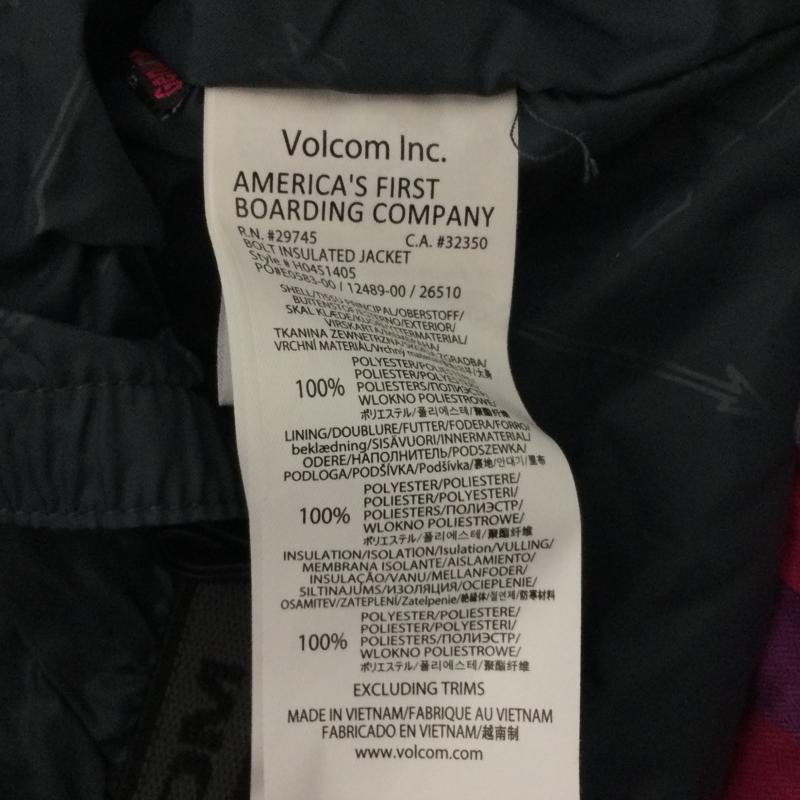 ボルコム VOLCOM ジャケット、上着 ジャンパー、ブルゾン スノーボード スキー ウェア H0451405 Bolt Ins ジャケット BLUE COMBO M マルチカラー / マルチカラー / multicolor レディース USED 古着 中古 50130723