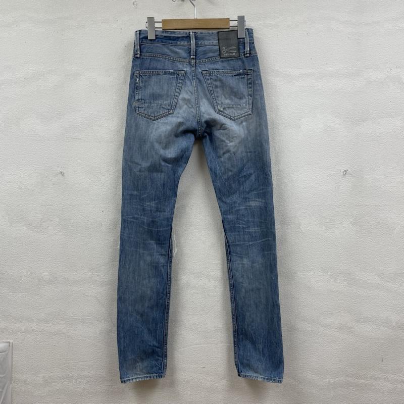 デンハム DENHAM パンツ デニム、ジーンズ RAZOR スリム フィット デニム パンツ ストレッチ 01-13-11-11-018 27インチ ダメージ加工 インディゴ / インディゴ / Indigo メンズ USED 古着 中古 50130753