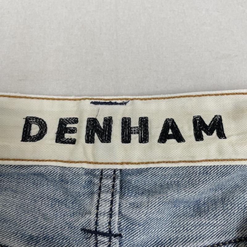 デンハム DENHAM パンツ デニム、ジーンズ RAZOR スリム フィット デニム パンツ ストレッチ 01-13-11-11-018 27インチ ダメージ加工 インディゴ / インディゴ / Indigo メンズ USED 古着 中古 50130753