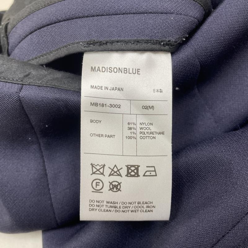 マディソンブルー MADISON BLUE パンツ ワークパンツ、ペインターパンツ W NY DOUBLE CLOTH FLARE PANTS ナイロン MB181-3002 フレア ロング パンツ 2 無地 紺 / ネイビー / navy レディース USED 古着 中古 50130808