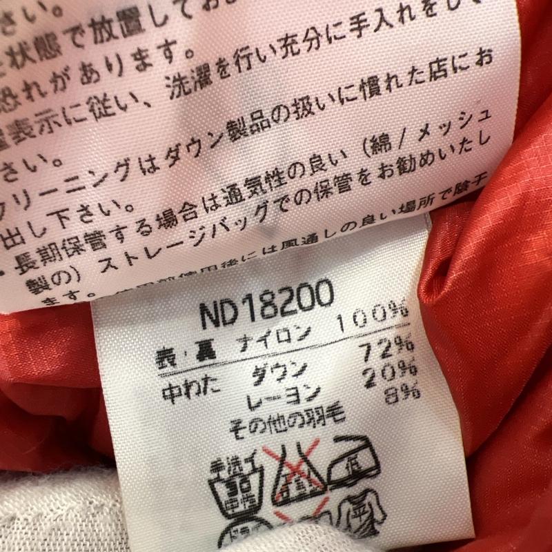ザノースフェイス THE NORTH FACE ジャケット、上着 ダウンジャケット ND18200 アコンカグア ダウンジャケット XL 赤 / レッド / red メンズ USED 古着 中古 50130813