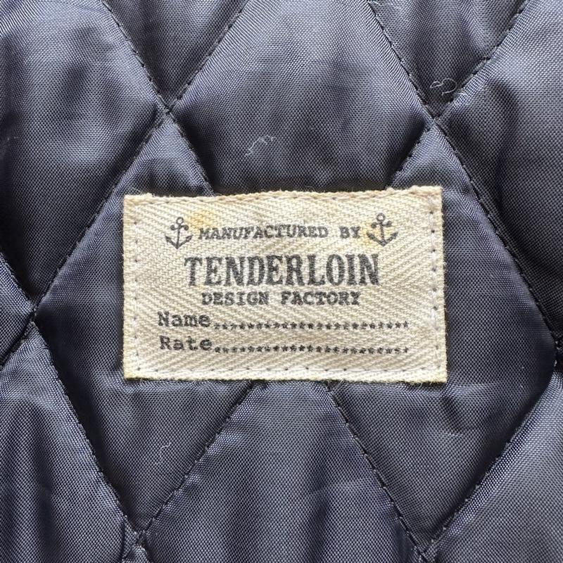 テンダーロイン TENDERLOIN ジャケット、上着 ジャンパー、ブルゾン 初期 マリーンタグ スタースタッズ メルトン ウール ワーク ジャケット - 黒 / ブラック / black メンズ USED 古着 中古 50130817