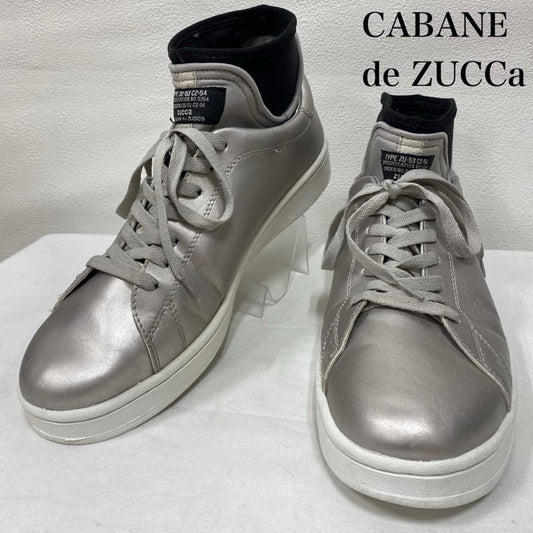 カバンドズッカ CABANE de ZUCCa スニーカー スニーカー ソックス ドッキング スニーカー メタリック シルバー メンズ USED 古着 中古 50130821