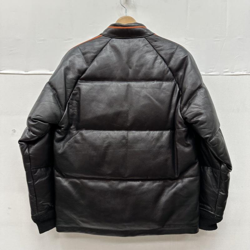 テンダーロイン TENDERLOIN ジャケット、上着 レザージャケット 07AW 袖ライン レーシング レザー ダウン ジャケット T-RACINGLEATHER S 黒 / ブラック / black メンズ USED 古着 中古 50130834