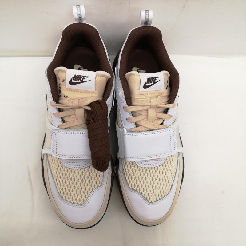 ナイキ NIKE スニーカー スニーカー Travis Scott Zoom Field Jaxx HQ3073-100 トラヴィス スコット トラビス エア ズーム フィールド 26.5cm 白 / ホワイト / white X 茶 / ブラウン / brown X ベージュ / ベージュ / beige メンズ USED 古着 中古 50130970