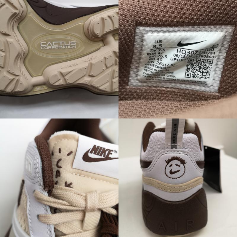 ナイキ NIKE スニーカー スニーカー Travis Scott Zoom Field Jaxx HQ3073-100 トラヴィス スコット トラビス エア ズーム フィールド 26.5cm 白 / ホワイト / white X 茶 / ブラウン / brown X ベージュ / ベージュ / beige メンズ USED 古着 中古 50130970