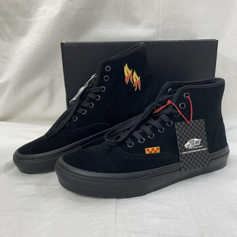 バンズ VANS スニーカー スニーカー VN000D901OJ Andrew Allen × Vans Skate Authentic High Black US9/27cm US：9 刺繍 黒 / ブラック / black メンズ USED 古着 中古 50131019