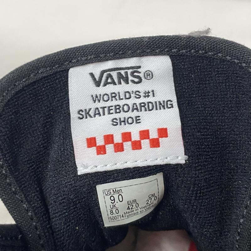 バンズ VANS スニーカー スニーカー VN000D901OJ Andrew Allen × Vans Skate Authentic High Black US9/27cm US：9 刺繍 黒 / ブラック / black メンズ USED 古着 中古 50131019