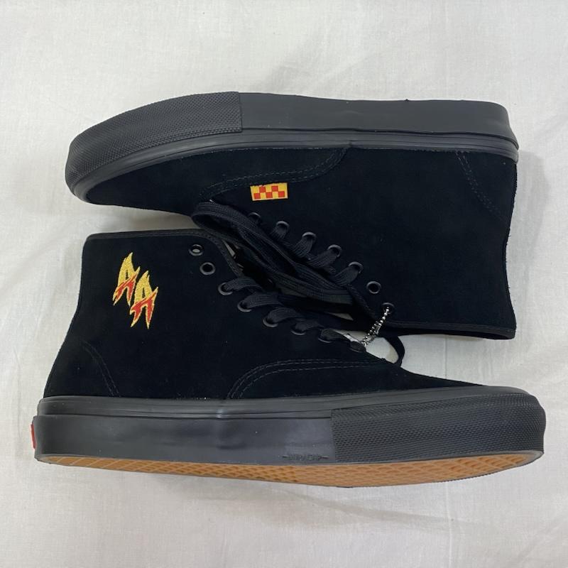 バンズ VANS スニーカー スニーカー VN000D901OJ Andrew Allen × Vans Skate Authentic High Black US9/27cm US：9 刺繍 黒 / ブラック / black メンズ USED 古着 中古 50131019