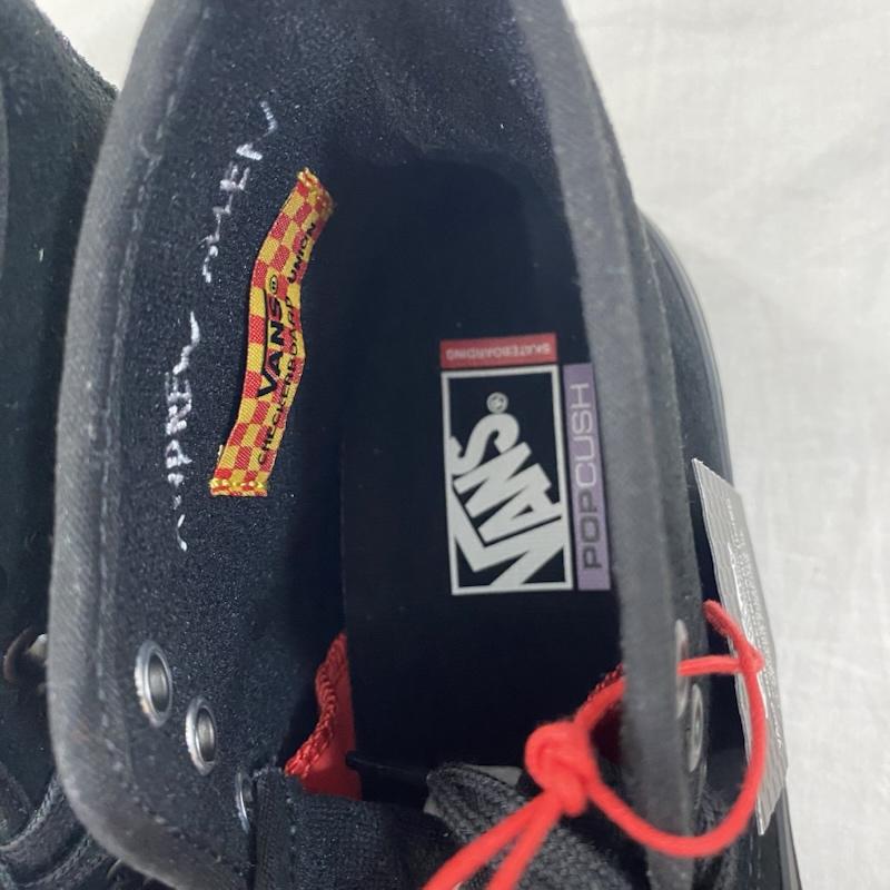 バンズ VANS スニーカー スニーカー VN000D901OJ Andrew Allen × Vans Skate Authentic High Black US9/27cm US：9 刺繍 黒 / ブラック / black メンズ USED 古着 中古 50131019