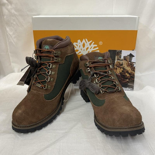 ティンバーランド Timberland ブーツ ショートブーツ The Apartment VIBRAM MID LACE GTX BOOT dark brown full grain US9/27cm US：9 ロゴ、文字 ダークブラウン / ダークブラウン / X 緑 / グリーン / green レディース USED 古着 中古 50131054