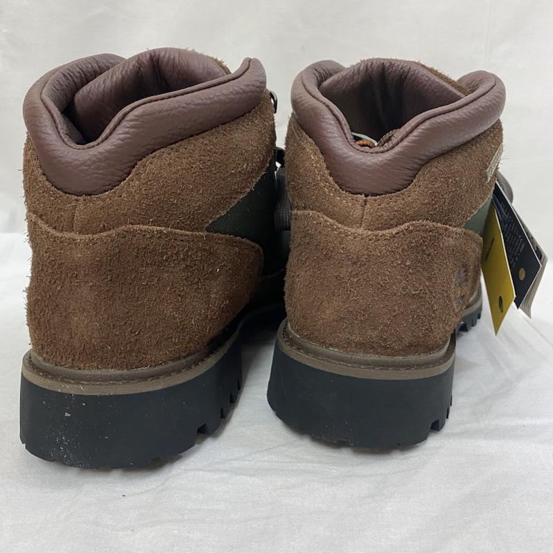 ティンバーランド Timberland ブーツ ショートブーツ The Apartment VIBRAM MID LACE GTX BOOT dark brown full grain US9/27cm US：9 ロゴ、文字 ダークブラウン / ダークブラウン / X 緑 / グリーン / green レディース USED 古着 中古 50131054