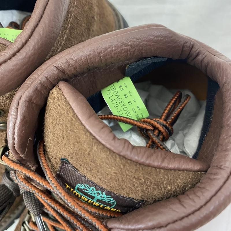 ティンバーランド Timberland ブーツ ショートブーツ The Apartment VIBRAM MID LACE GTX BOOT dark brown full grain US9/27cm US：9 ロゴ、文字 ダークブラウン / ダークブラウン / X 緑 / グリーン / green レディース USED 古着 中古 50131054