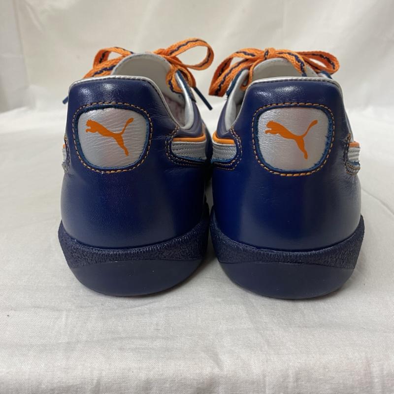 プーマ PUMA スニーカー スニーカー MIJ S-PULSE magforlia 2024 清水エスパルス J2リーグ優勝記念 CLYDE ROYAL-PUMA SILVER US9/27cm US：9 ロゴ、文字 青 / ブルー / blue X 銀 / シルバー / silver color メンズ USED 古着 中古 50131059