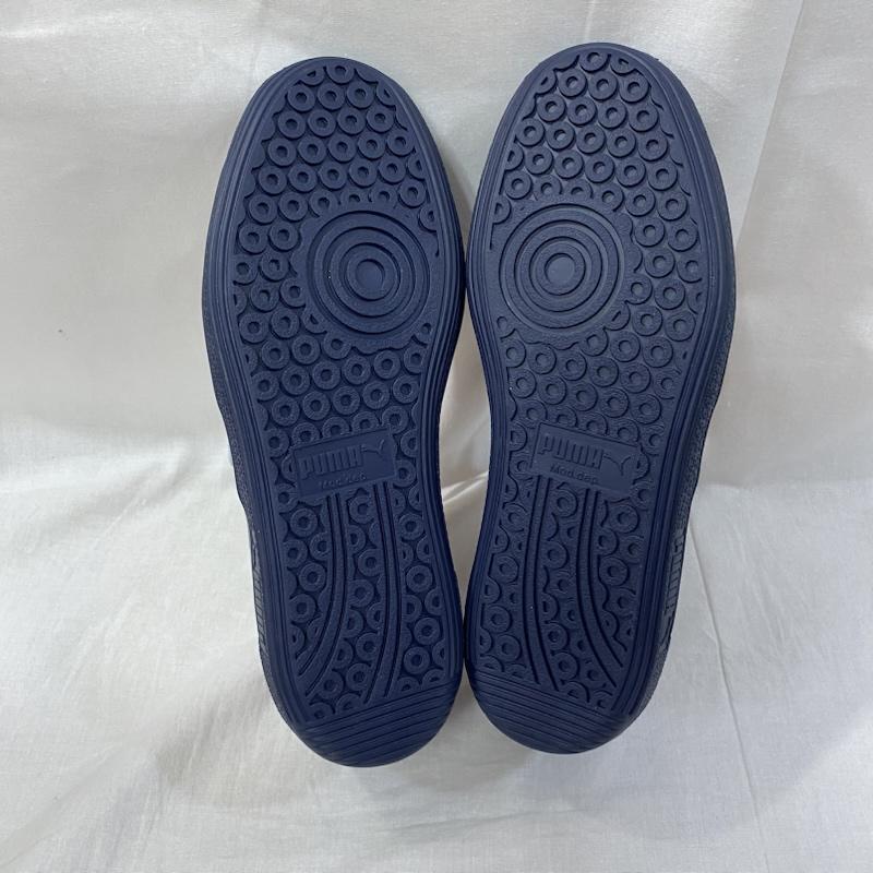 プーマ PUMA スニーカー スニーカー MIJ S-PULSE magforlia 2024 清水エスパルス J2リーグ優勝記念 CLYDE ROYAL-PUMA SILVER US9/27cm US：9 ロゴ、文字 青 / ブルー / blue X 銀 / シルバー / silver color メンズ USED 古着 中古 50131059