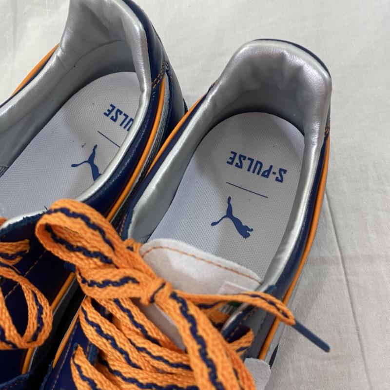 プーマ PUMA スニーカー スニーカー MIJ S-PULSE magforlia 2024 清水エスパルス J2リーグ優勝記念 CLYDE ROYAL-PUMA SILVER US9/27cm US：9 ロゴ、文字 青 / ブルー / blue X 銀 / シルバー / silver color メンズ USED 古着 中古 50131059