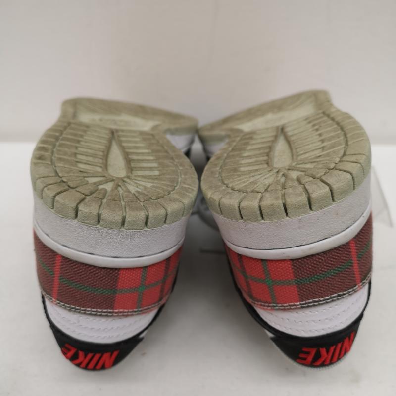 ナイキ NIKE スニーカー スニーカー GS DUNK LOW PLAID ダンク ロー プレイド DV8919-100 24.5cm 白 / ホワイト / white X 赤 / レッド / red X 緑 / グリーン / green レディース USED 古着 中古 50131064