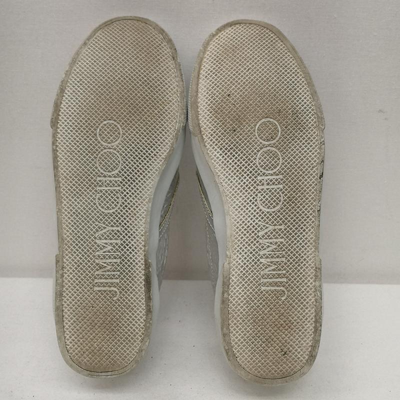 ジミーチュウ JIMMY CHOO スリッポン スリッポン メタリック シルバー スリッポン スニーカー 35 1/2 22.5cm 銀 / シルバー / silver color レディース USED 古着 中古 50131065